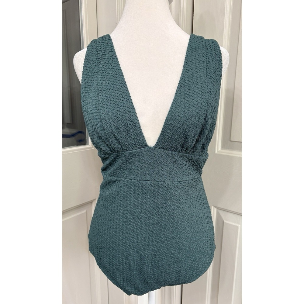 NEW Andie The Mykonos One-Piece Swimsuit In Sea Green Size Large - Picture 2 of 8